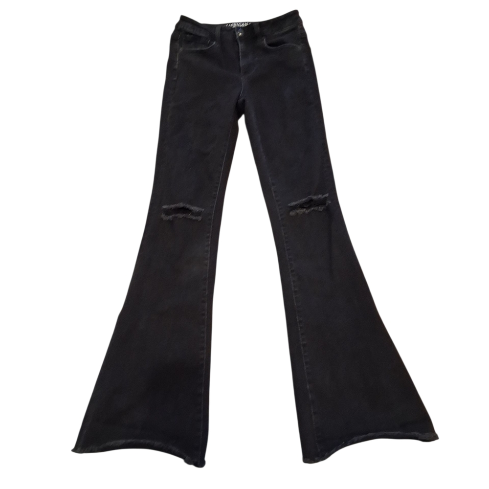 American Eagle Black Flair Women Jeans
